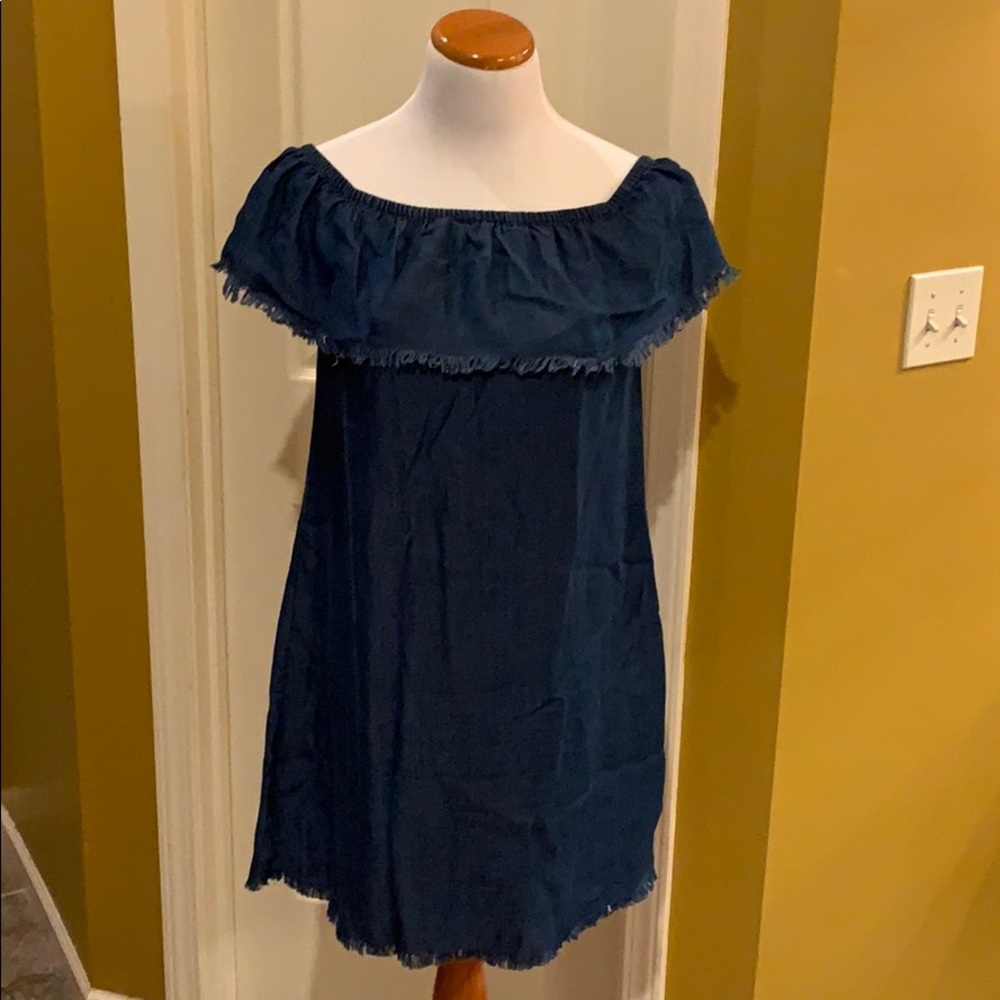 Cotton denim dress Size L
